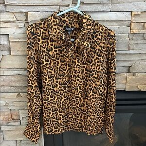J.Crew Animal Print Button-Up Shirt ✨NWT✨